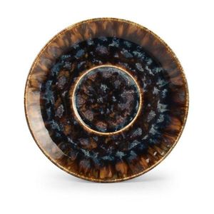 Hnedý porcelánový tanierik ø 15 cm Resto – BonBistro vyobraziť