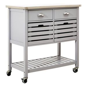 Servírovací stolík na kolieskach 46x86 cm Frankfurt – Premier Housewares vyobraziť