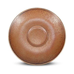 Hnedý porcelánový tanierik ø 14 cm Ovio – BonBistro vyobraziť