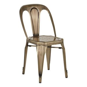 Kovová jedálenská stolička v mosadznej farbe Grange – Premier Housewares vyobraziť