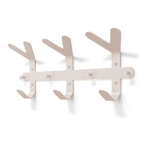 Taupe oceľový nástenný vešiak 66 cm Frondo – Spinder Design vyobraziť
