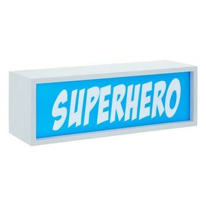 Modrá svetelná dekorácia na baterky Superhero – Premier Housewares vyobraziť