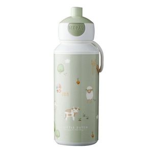 Svetlozelená plastová detská fľaša 400 ml Little Farm by Little Dutch – Mepal vyobraziť