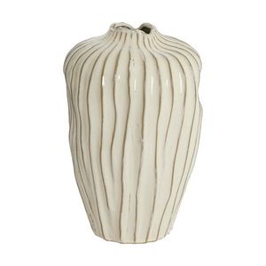 Krémovobiela keramická váza (výška 30 cm) Vechhia – Light & Living vyobraziť