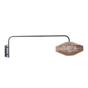 Kovové nástenné svietidlo do zásuvky v prírodnej farbe ø 43 cm Lyra – Light & Living vyobraziť