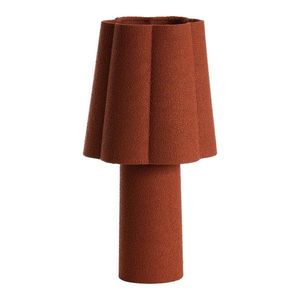 Stolová lampa v tehlovej farbe s textilným tienidlom (výška 50 cm) Musaby – Light & Living vyobraziť