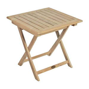 Záhradný jedálenský stôl z teakového dreva 50x50 cm Solo – Garden Pleasure vyobraziť