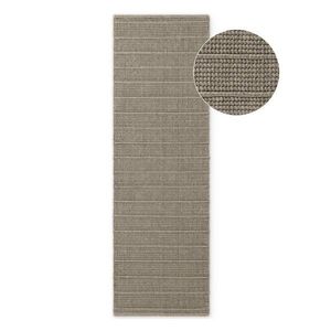 Sivý ručne tkaný vlnený behúň 80x250 cm Camden Parker – Ted Baker vyobraziť