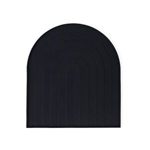 Čierna silikónová odkvapkávacia podložka na riad 40x36 cm – OYOY Living Design vyobraziť