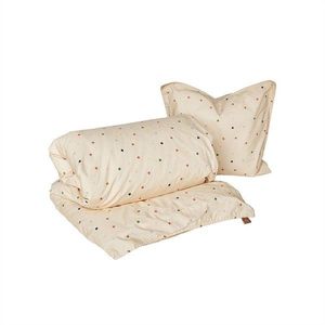 Krémovobiela bavlnená detská obliečka do postieľky 70x100 cm Konfetti – OYOY Mini vyobraziť