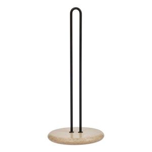 Béžový mramorový stojan na papierové utierky ø 14 cm Savi – OYOY Living Design vyobraziť