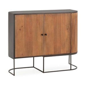 Komoda z mangového dreva v prírodnej farbe 110x90x40 cm Curve – MOME vyobraziť