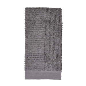 Tmavosivý uterák 50x100 cm Classic – Zone vyobraziť