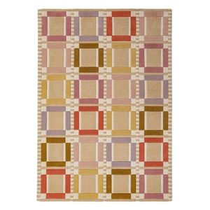 Ručne tkaný vlnený koberec v prírodnej farbe 200x290 cm Quadro Wool – Flair Rugs vyobraziť