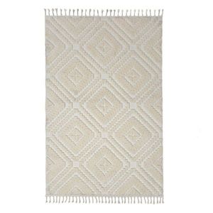 Krémovobiely koberec 200x300 cm Diomara – Flair Rugs vyobraziť