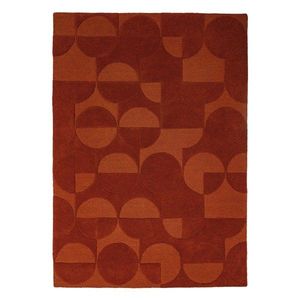 Ručne tkaný vlnený koberec v terakotovej farbe 120x170 cm Gigi – Flair Rugs vyobraziť