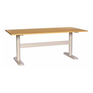 Pracovný stôl s doskou v dubovom dekore 90x190 cm Tona – Hübsch vyobraziť