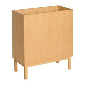 Skrinka v dekore duba v prírodnej farbe 80x90x40 cm Ark – Hübsch vyobraziť