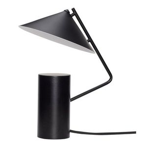 Čierna kovová stolová lampa (výška 32 cm) Sen – Hübsch vyobraziť