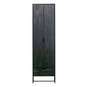 Čierna skriňa z jaseňového dreva 60x210x36 cm Silas – WOOOD vyobraziť