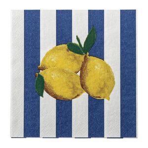 Papierové obrúsky v súprave 20 ks 33x33 cm Limone – Bloomingville vyobraziť