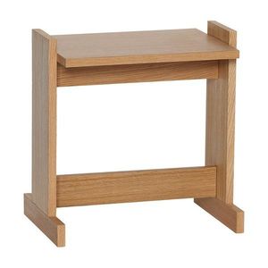 Odkladací stolík v dekore duba 30x44 cm Futu – Hübsch vyobraziť