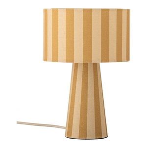 Žltá látková stolová lampa s textilným tienidlom (výška 30 cm) Emmie – Bloomingville vyobraziť