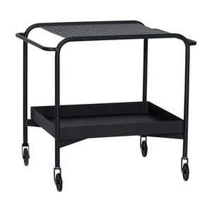 Kovový servírovací stolík na kolieskach 47x66 cm Push – Hübsch vyobraziť